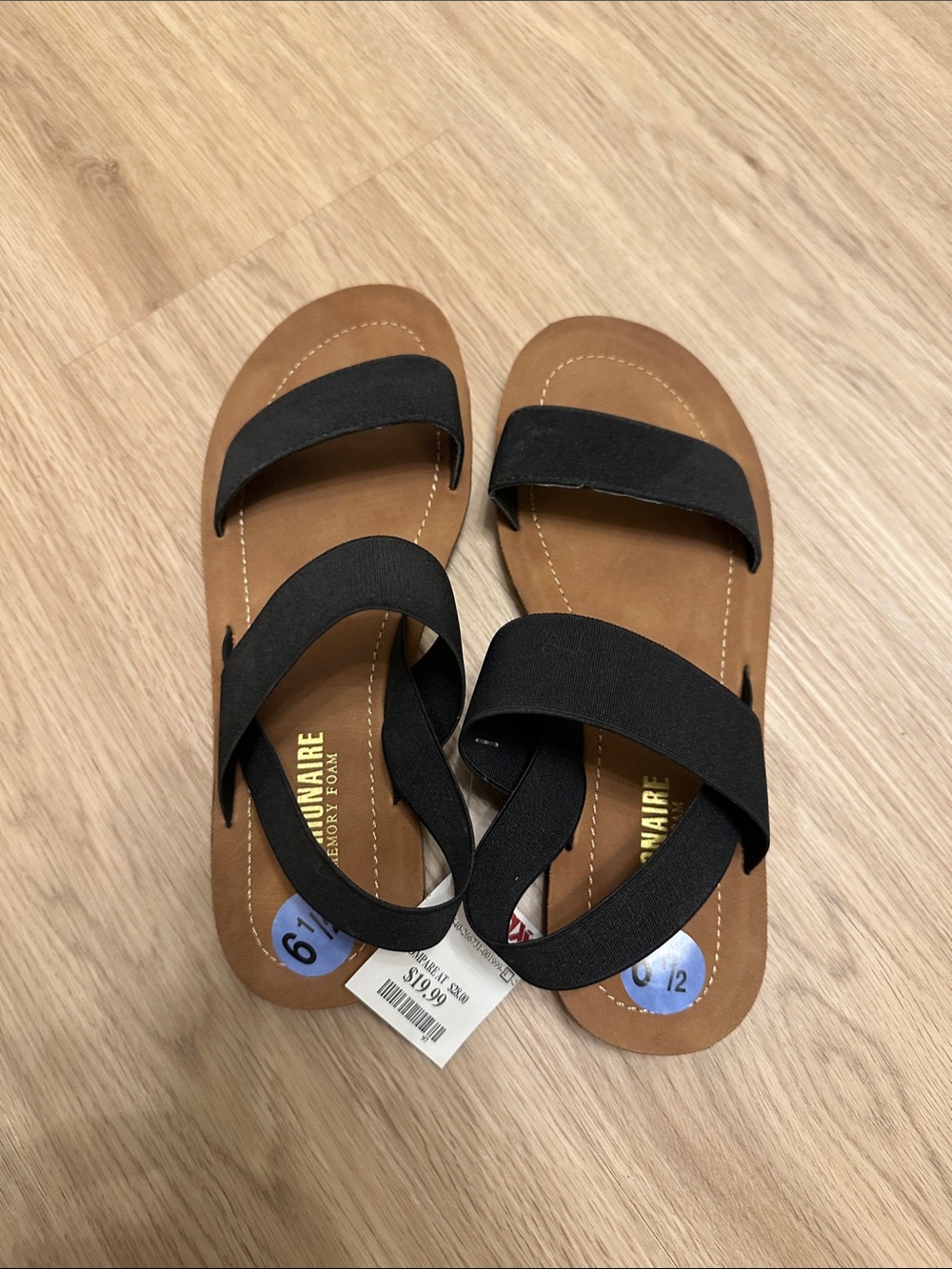 Black sandals brand new